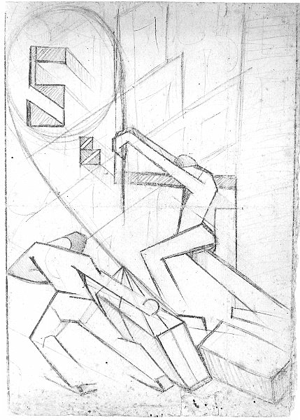 The FIVE-Year Plan in four years 1930 pencil 26x18